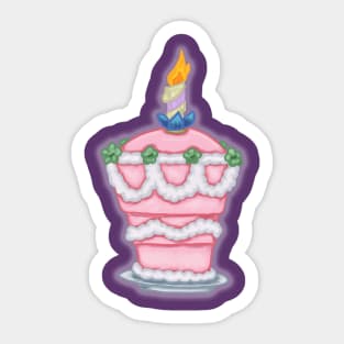 A Very Merry Unbirthday To You! Sticker